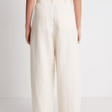 Apiece Apart Bari Crop Trouser - Cream