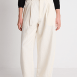 Apiece Apart Bari Crop Trouser - Cream