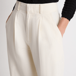 Apiece Apart Bari Crop Trouser - Cream