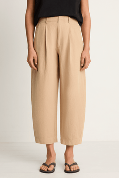 Apiece Apart Bari Crop Trouser - Desert