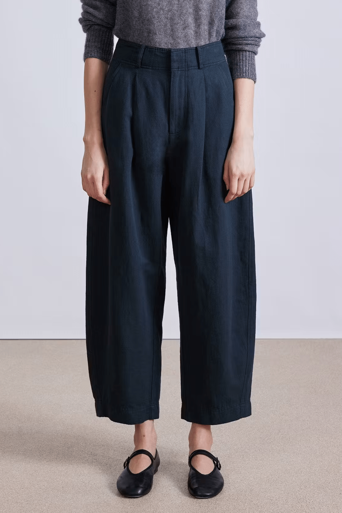 Apiece Apart Bari Crop Trouser - Forest River