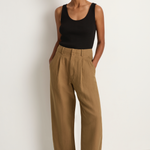Apiece Apart Bari Crop Trouser - Oak