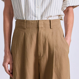 Apiece Apart Bari Crop Trouser - Oak