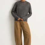 Apiece Apart Softest Tissue Weight Sweater - Charcoal