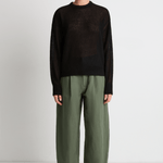 Apiece Apart Bari Crop Trouser - Thyme