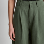 Apiece Apart Bari Crop Trouser - Thyme