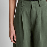 Apiece Apart Bari Crop Trouser - Thyme