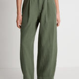 Apiece Apart Bari Crop Trouser - Thyme