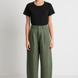 Apiece Apart Bari Crop Trouser - Thyme