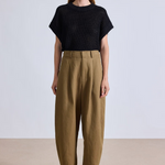 Apiece Apart Bari Crop Trouser - Toffee