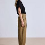 Apiece Apart Bari Crop Trouser - Toffee