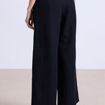 Apiece Apart Cropped Cara Wide Leg Pant - Black