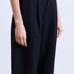 Apiece Apart Cropped Cara Wide Leg Pant - Black