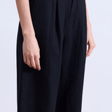 Apiece Apart Cropped Cara Wide Leg Pant - Black