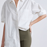 Apiece Apart Oversized Button Down - Cream