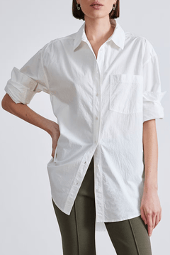 Apiece Apart Oversized Button Down - Cream