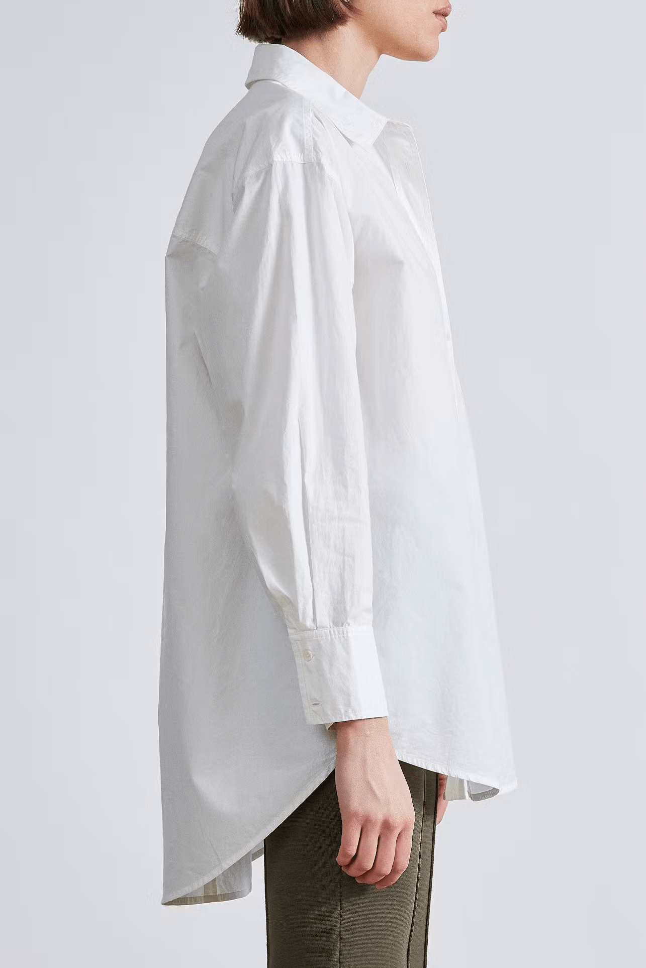 Apiece Apart Oversized Button Down - Cream