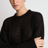 Apiece Apart Softest Tissue Weight Sweater - Black