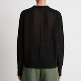 Apiece Apart Softest Tissue Weight Sweater - Black