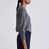 Apiece Apart Softest Tissue Weight Sweater - Charcoal