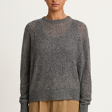 Apiece Apart Softest Tissue Weight Sweater - Charcoal