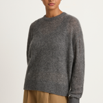 Apiece Apart Softest Tissue Weight Sweater - Charcoal