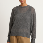 Apiece Apart Softest Tissue Weight Sweater - Charcoal