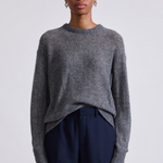 Apiece Apart Softest Tissue Weight Sweater - Charcoal