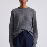 Apiece Apart Softest Tissue Weight Sweater - Charcoal