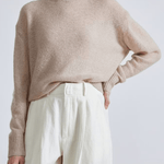 Apiece Apart Softest Tissue Weight Sweater - Sand