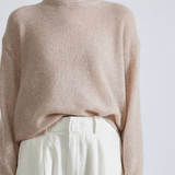 Apiece Apart Softest Tissue Weight Sweater - Sand