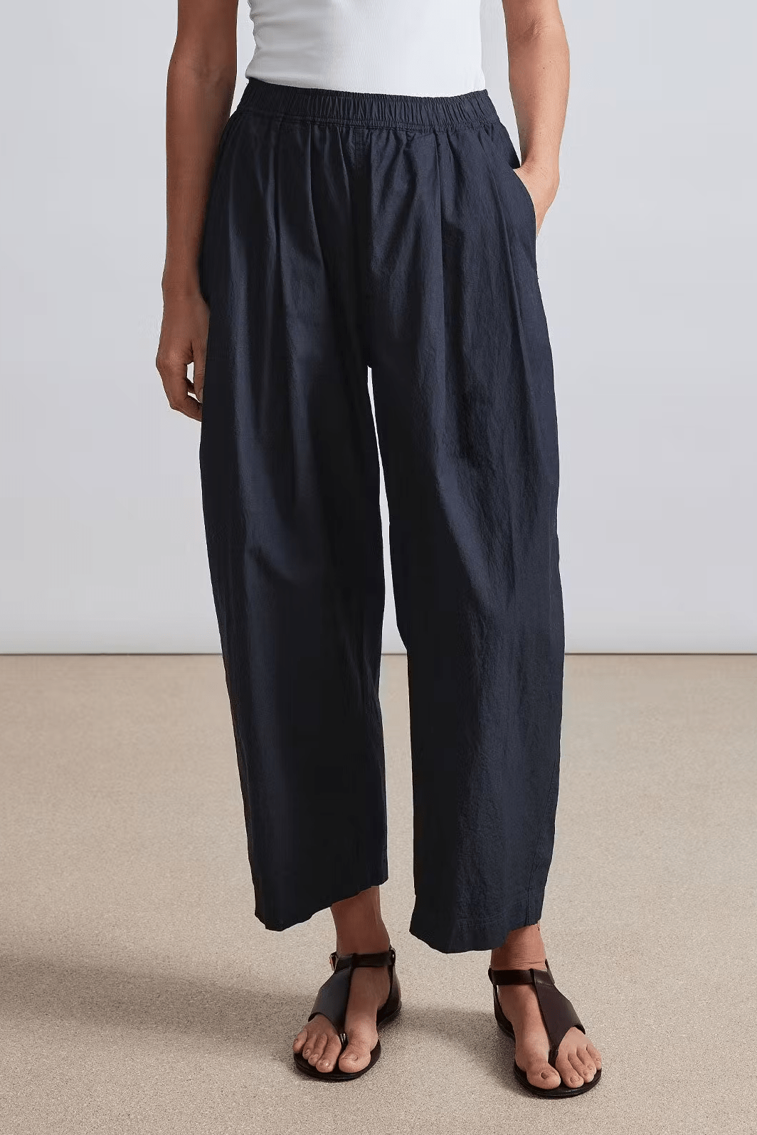 Apiece Apart Spa Pleat Pant - Black