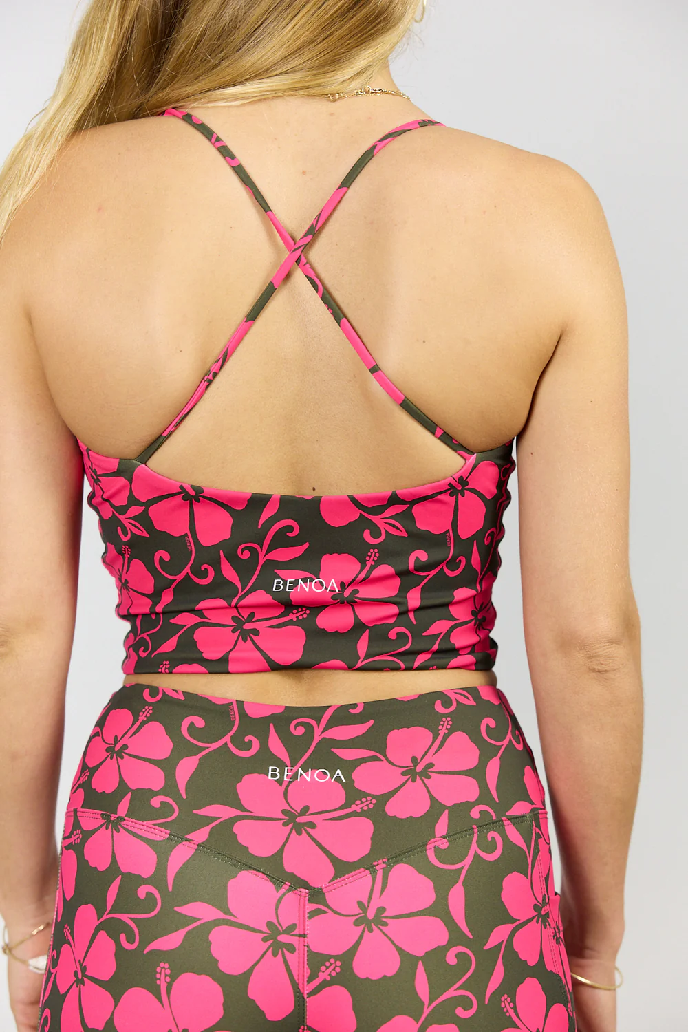 Benoa Body Cross Back Tank - Pupukea Pink