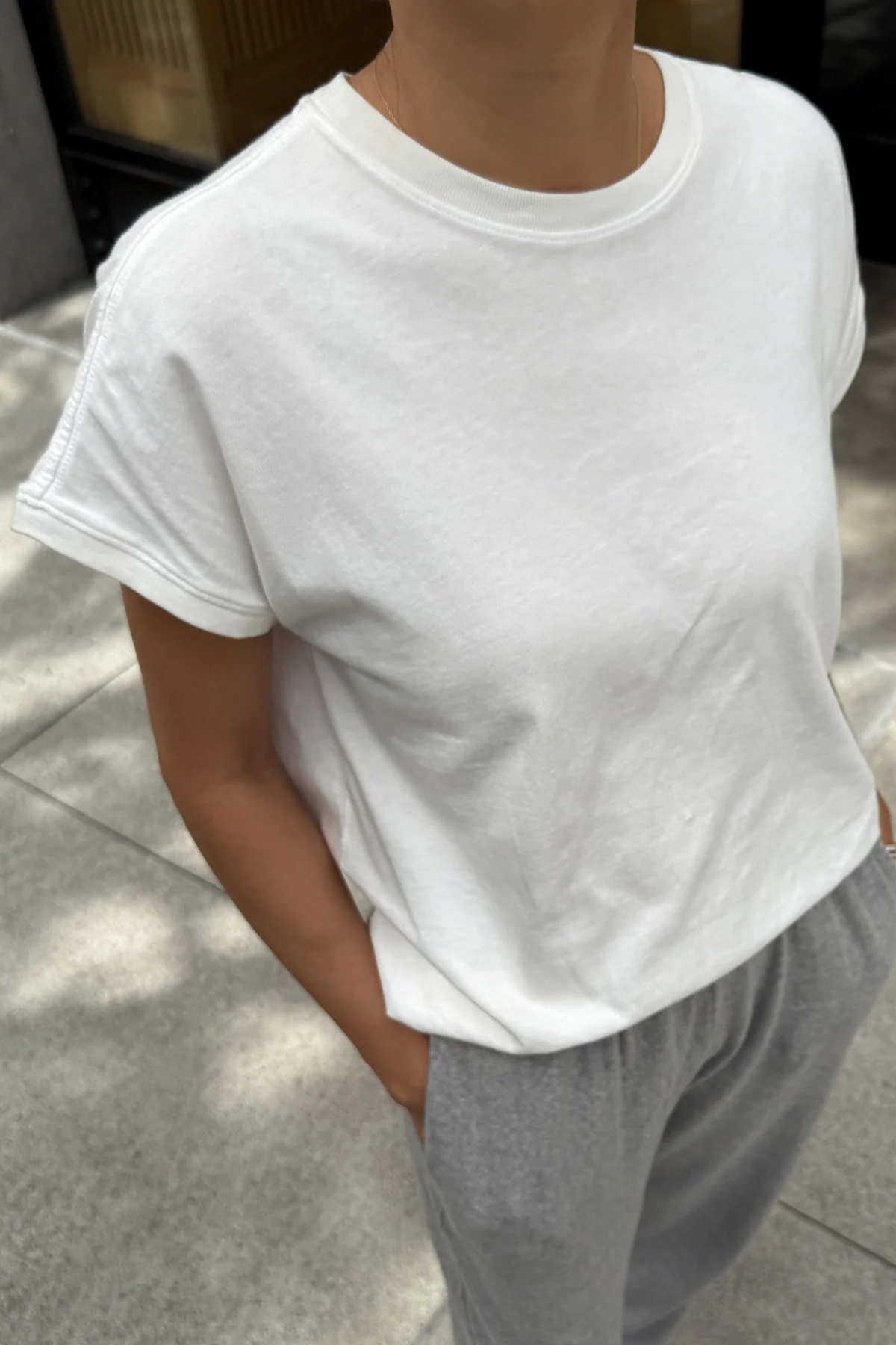 Le Bon Shoppe Ease Tee - Vintage White