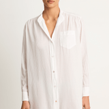 Cali Dreaming Lido Shirt Dress - White