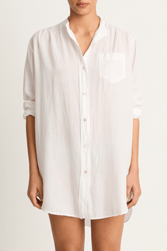 Cali Dreaming Lido Shirt Dress - White