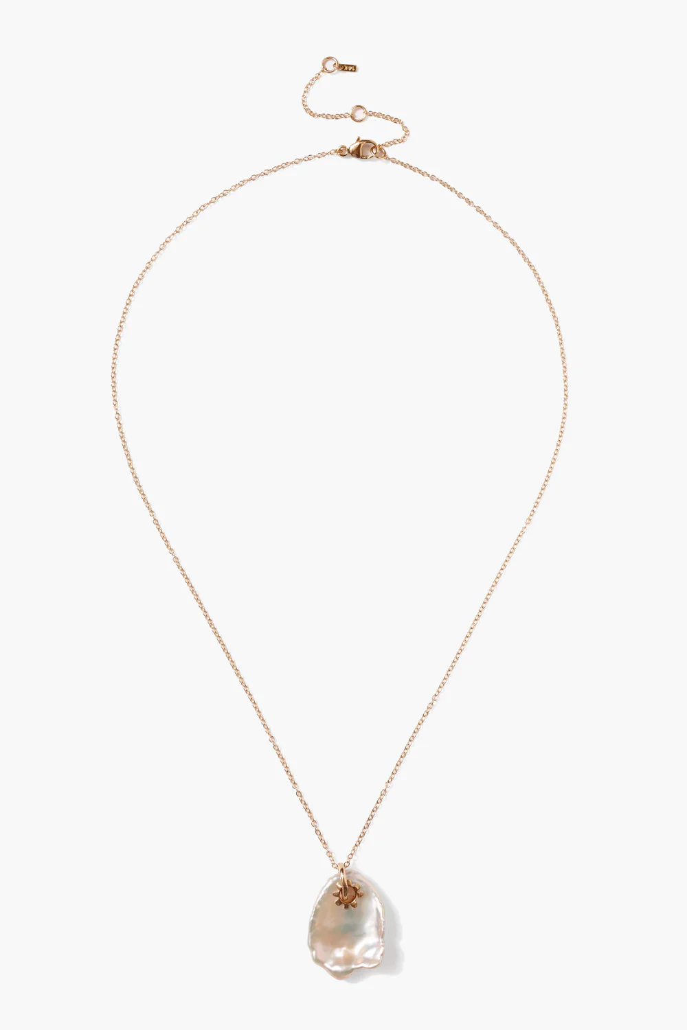 Chan Luu 14k Kilauea Necklace - White Pearl