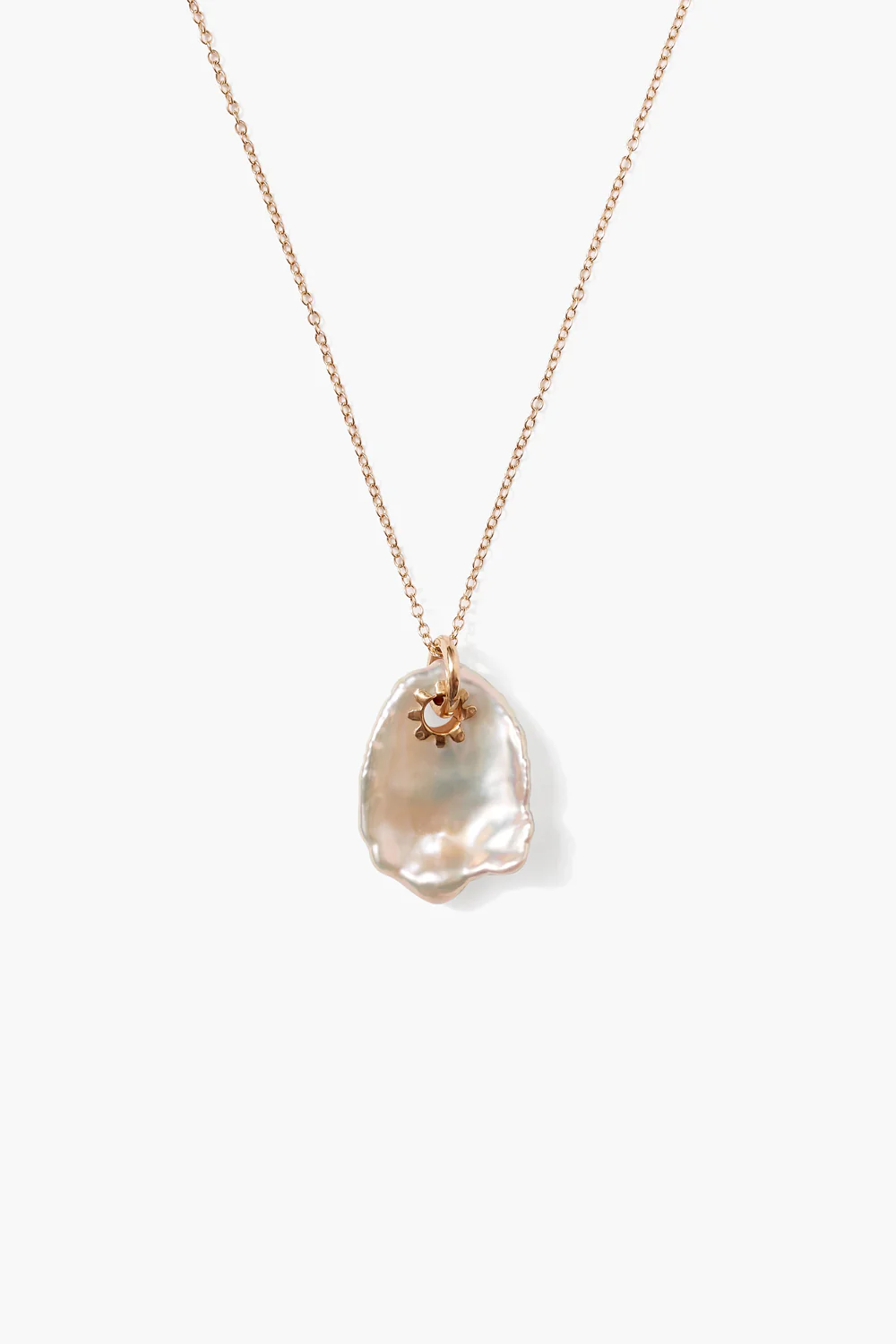 Chan Luu 14k Kilauea Necklace - White Pearl