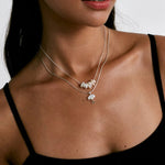 Chan Luu Anini Pearl Necklace - Silver