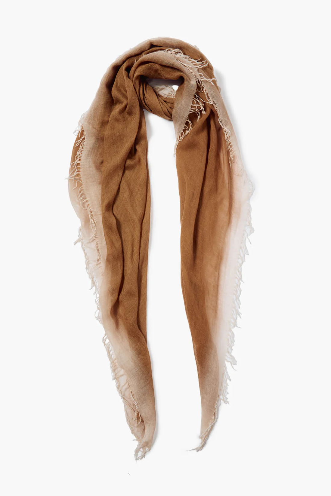 Chan Luu Cashmere & Silk Scarf - Brown Burnout