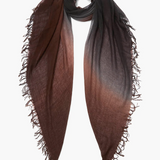 Chan Luu Cashmere & Silk Scarf - Espresso Dip Dyed