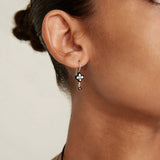 Chan Luu Clover Drop Earrings - Black Mother of Pearl