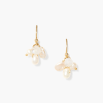 Chan Luu Hila Earrings - White Pearl Mix