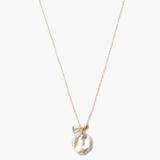 Chan Luu 14k Keshi Pearl & Sliced Champagne Diamond Necklace