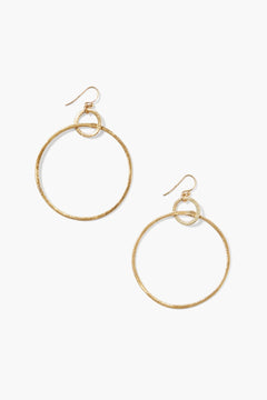 Chan Luu Rhiannon Hoop Earrings - Gold