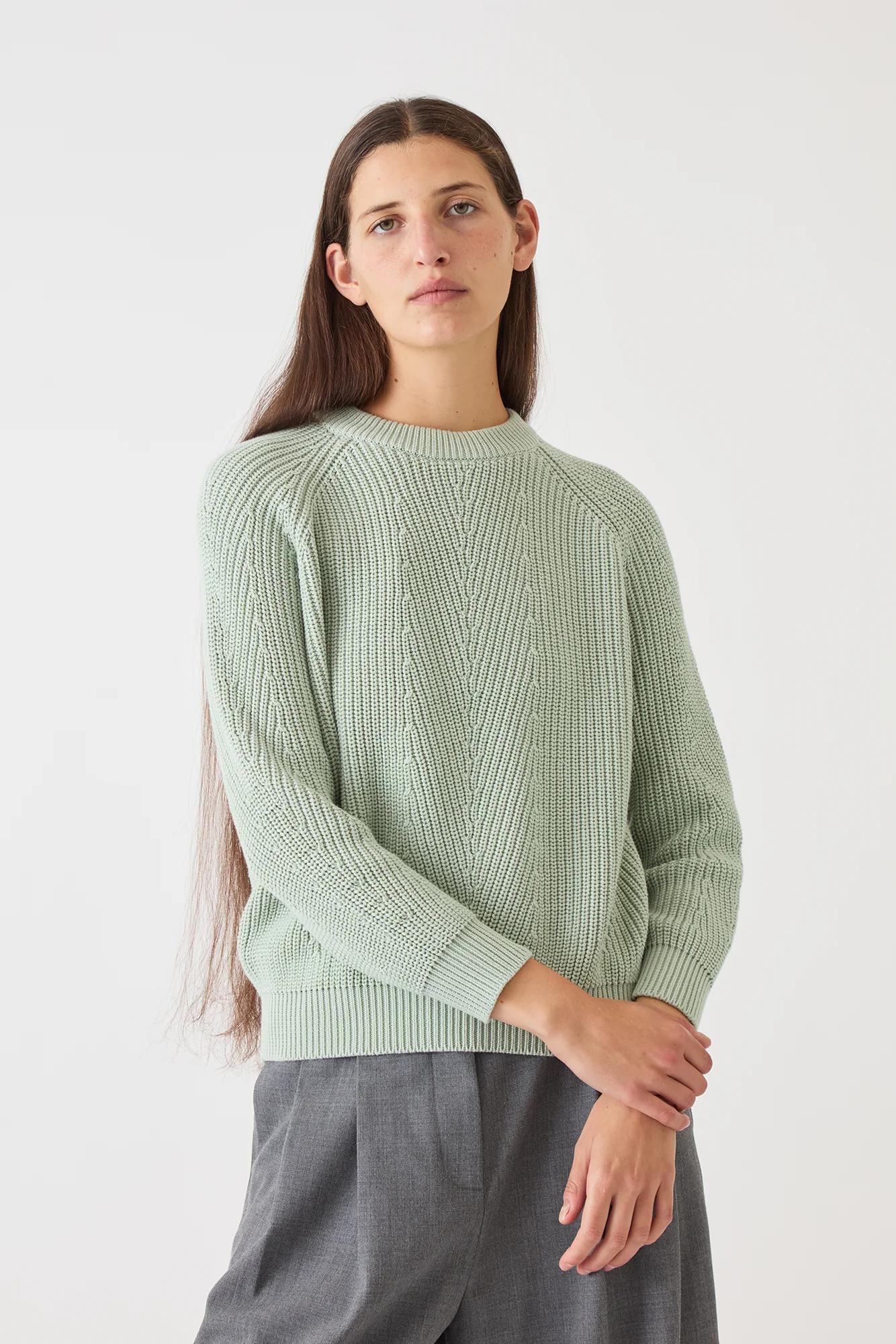 Demylee Chelsea Organic Cotton Sweater - Mint