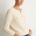 Demylee Elva Cotton Cardigan - Ivory