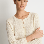 Demylee Elva Cotton Cardigan - Ivory