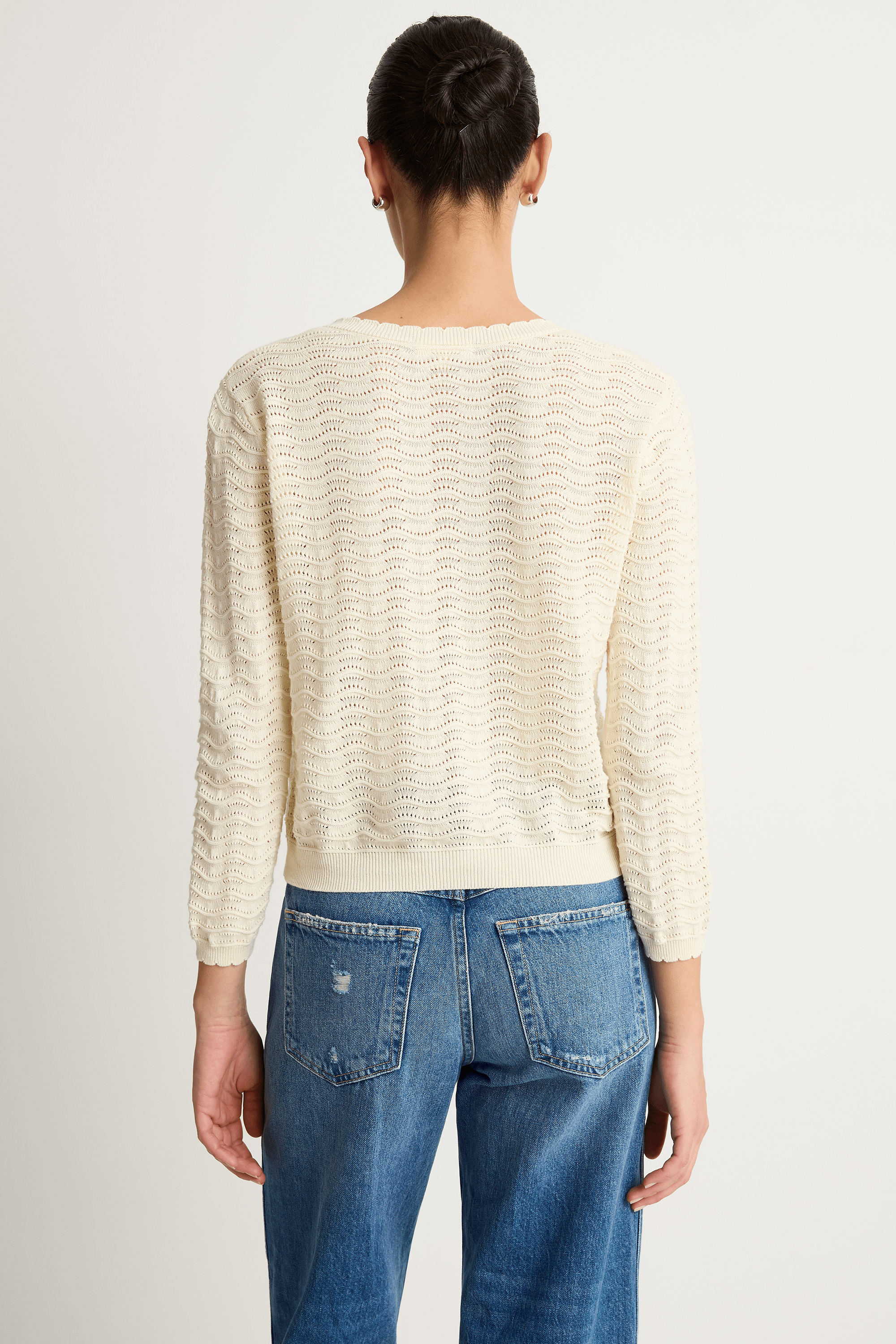 Demylee Elva Cotton Cardigan - Ivory