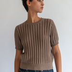 Demylee Ikuya Organic Cotton Top - Taupe